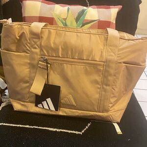 Adidas Metallic Gold Tote